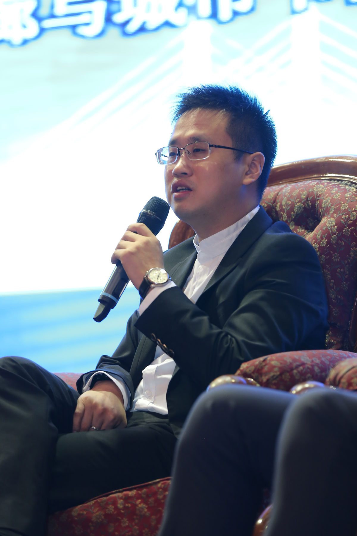 腾讯政务旅游总经理舒展先生-在沙发论坛一上发言