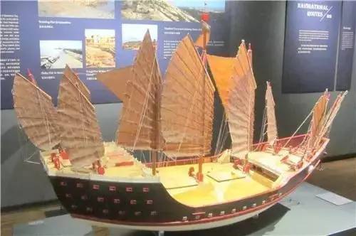 郑和宝船模型