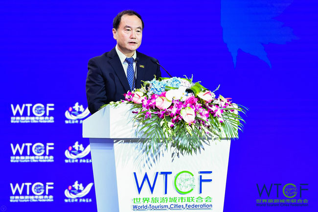 开幕式上联合会秘书长宋宇发表主旨演讲