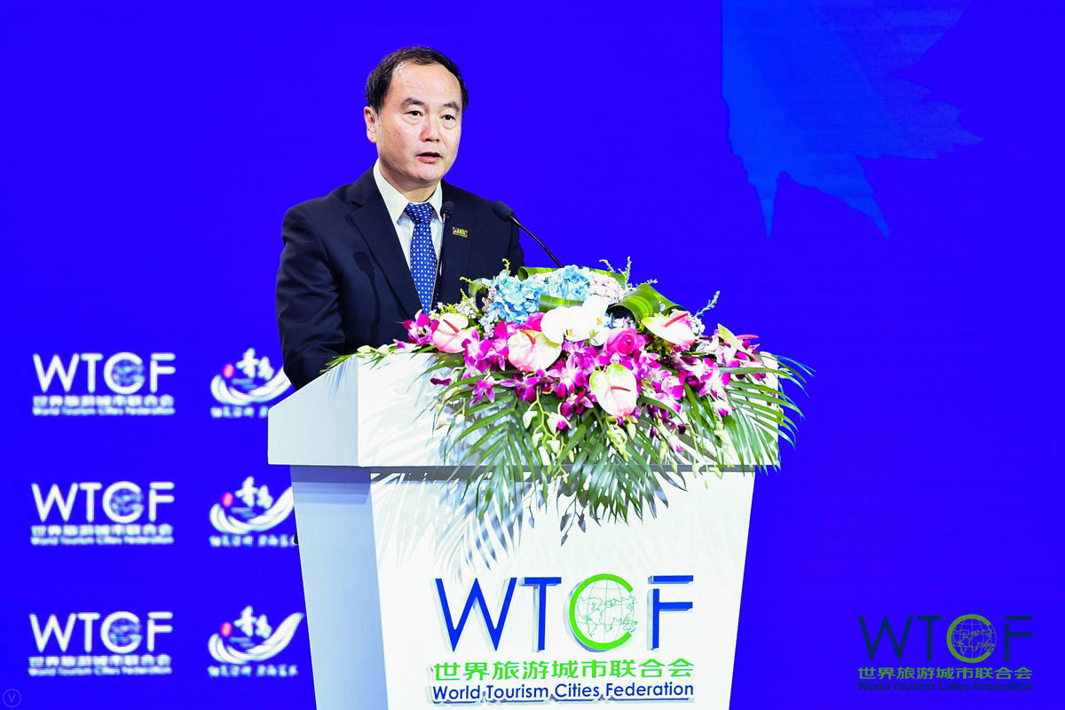 宋宇在开幕式发表讲话