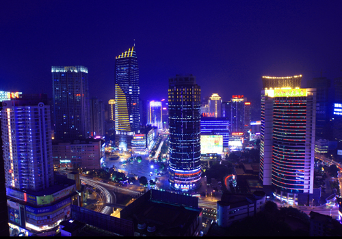 赏夜景